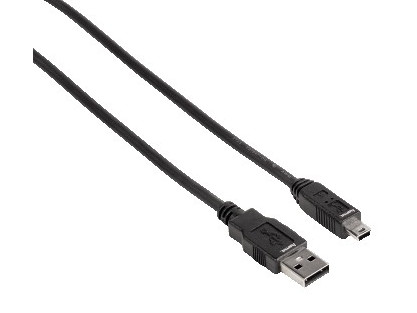 Hama kabel USB 2.0 Typ A - Mini B (B 5-pin) 1.8 m (wysyłamy 1-2 dni)