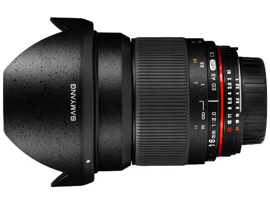 Samyang 16 mm f/2.0 ED AS UMC CS / Canon