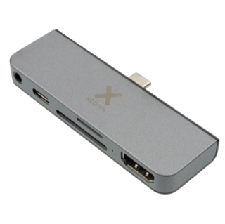 Xtorm Adapter USB-C Hub 5-in-1 szary (wysyłamy 1-2 dni)