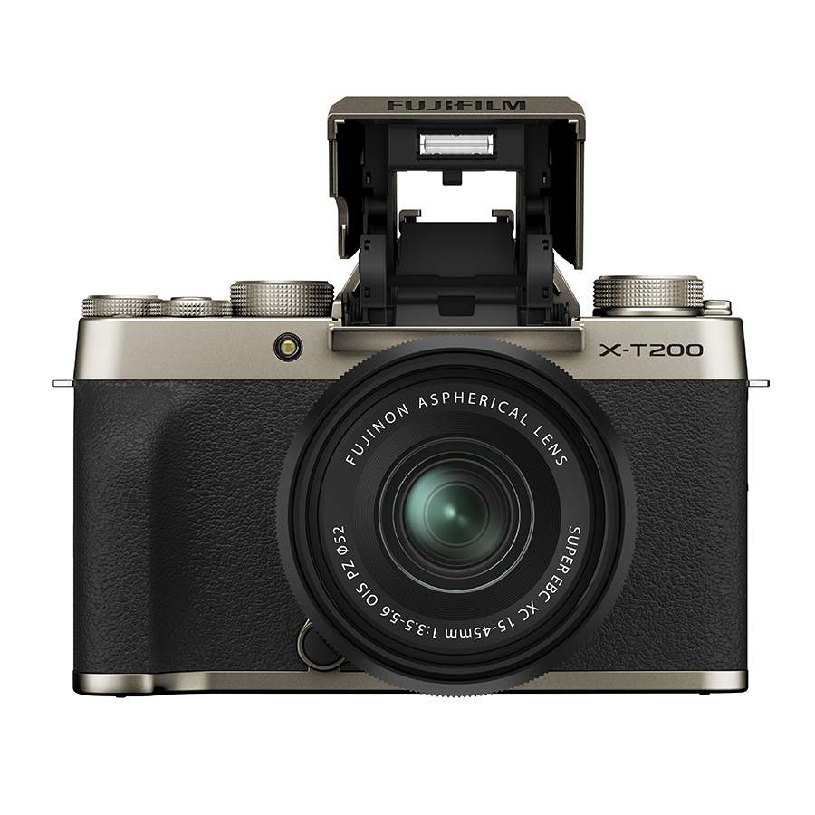 FujiFilm X-T200 złoty + ob. XC 15-45 mm f/3.5-5.6 OIS PZ - Dostawa GRATIS!