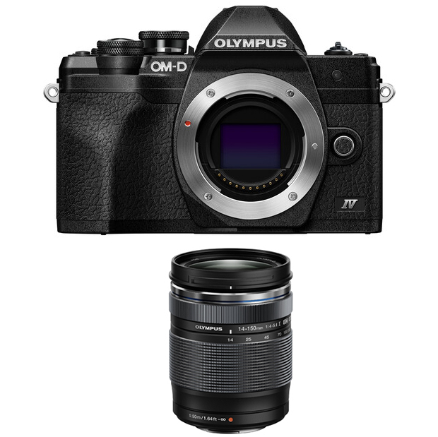 Olympus OM-D E-M10 Mark IV + ob. 14-150 czarny - Dostawa GRATIS!