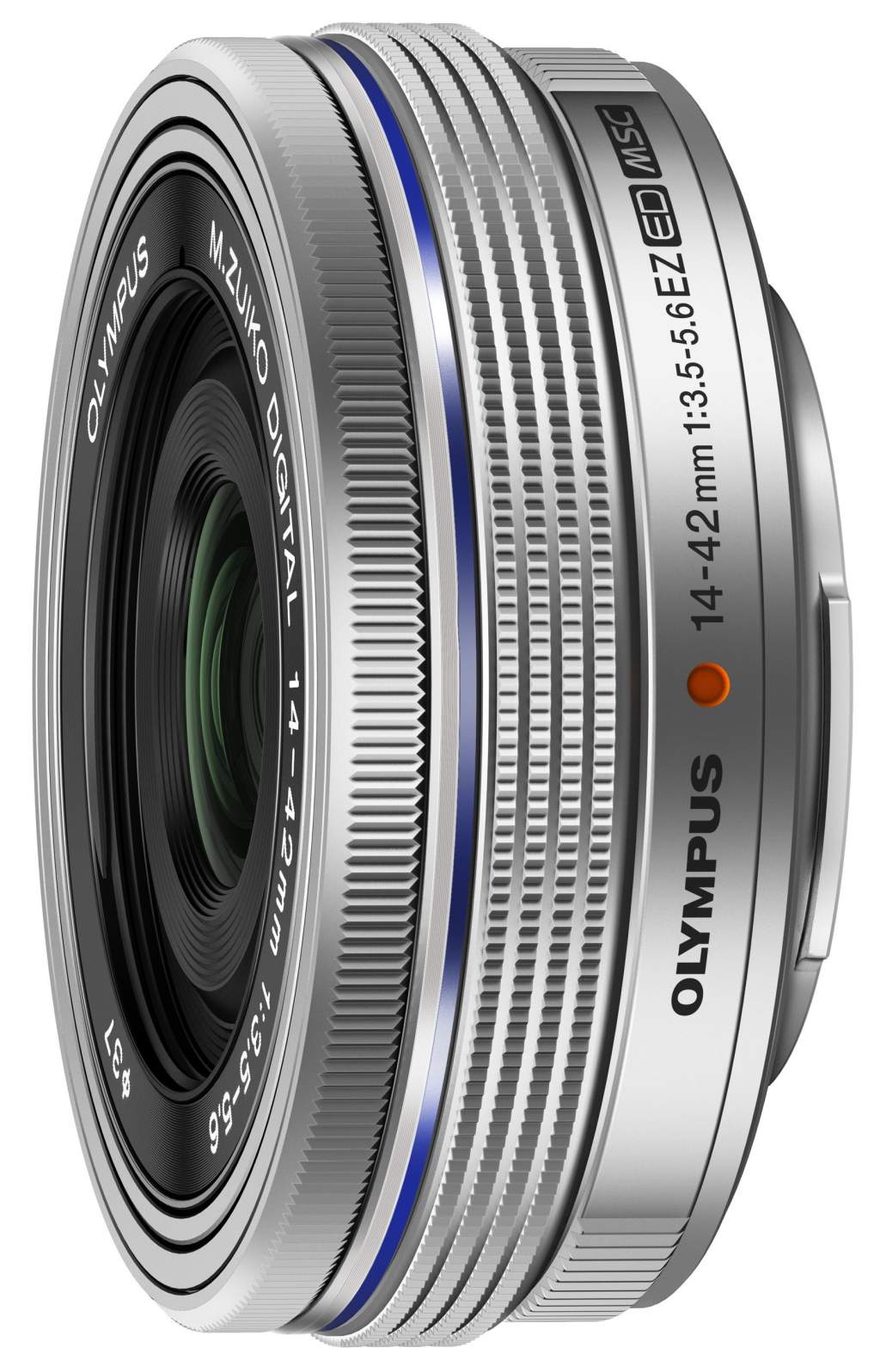 Olympus M.ZUIKO DIGITAL 14-42 mm f/3.5-5.6 EZ srebrny - Dostawa GRATIS!