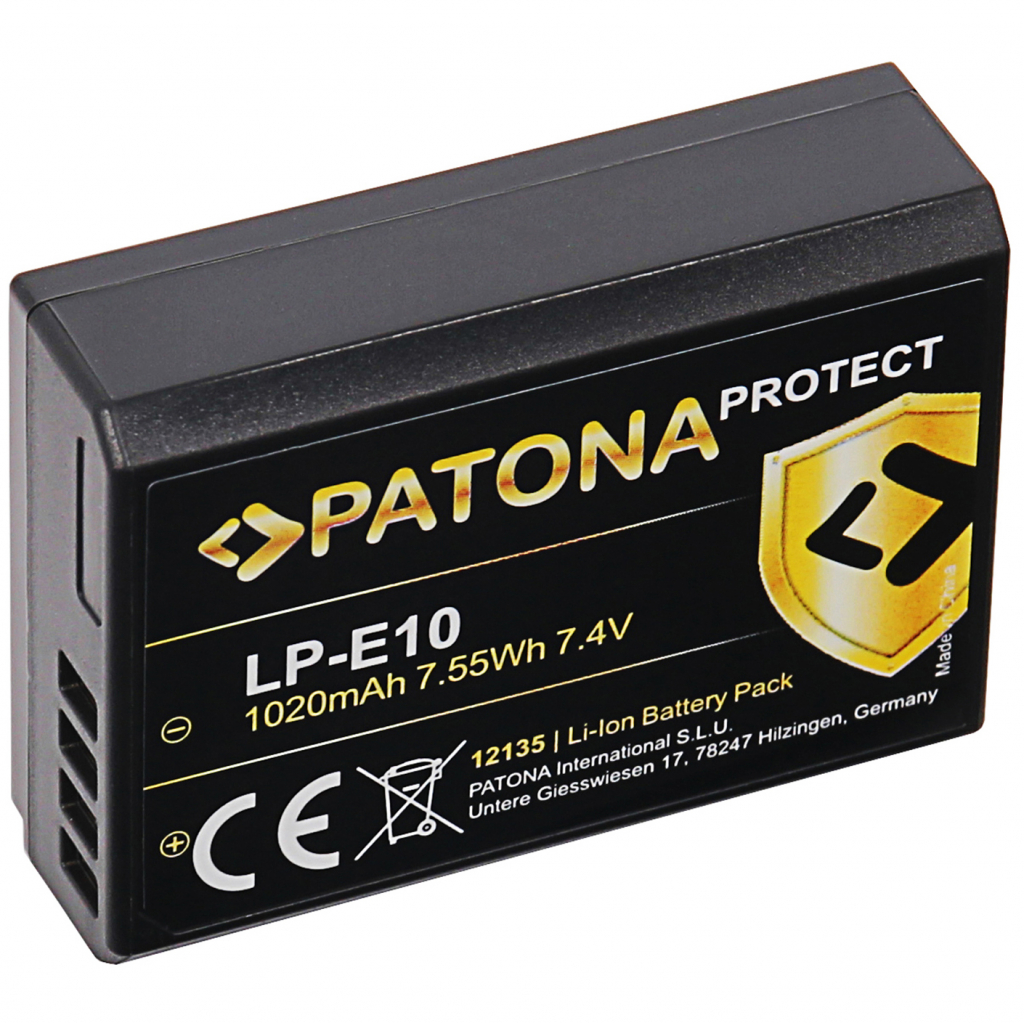 Patona PROTECT zamiennik do Canon LP-E10 LPE10 EOS1100D EOS 1100D (w magazynie!)