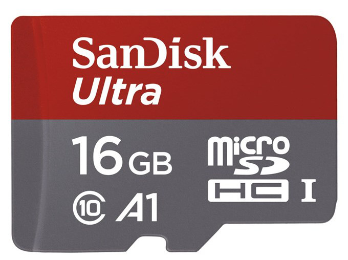 Sandisk microSDHC 16 GB ULTRA 100MB/s C10, A1 + adapter SD + aplikacja Memory Zone Android