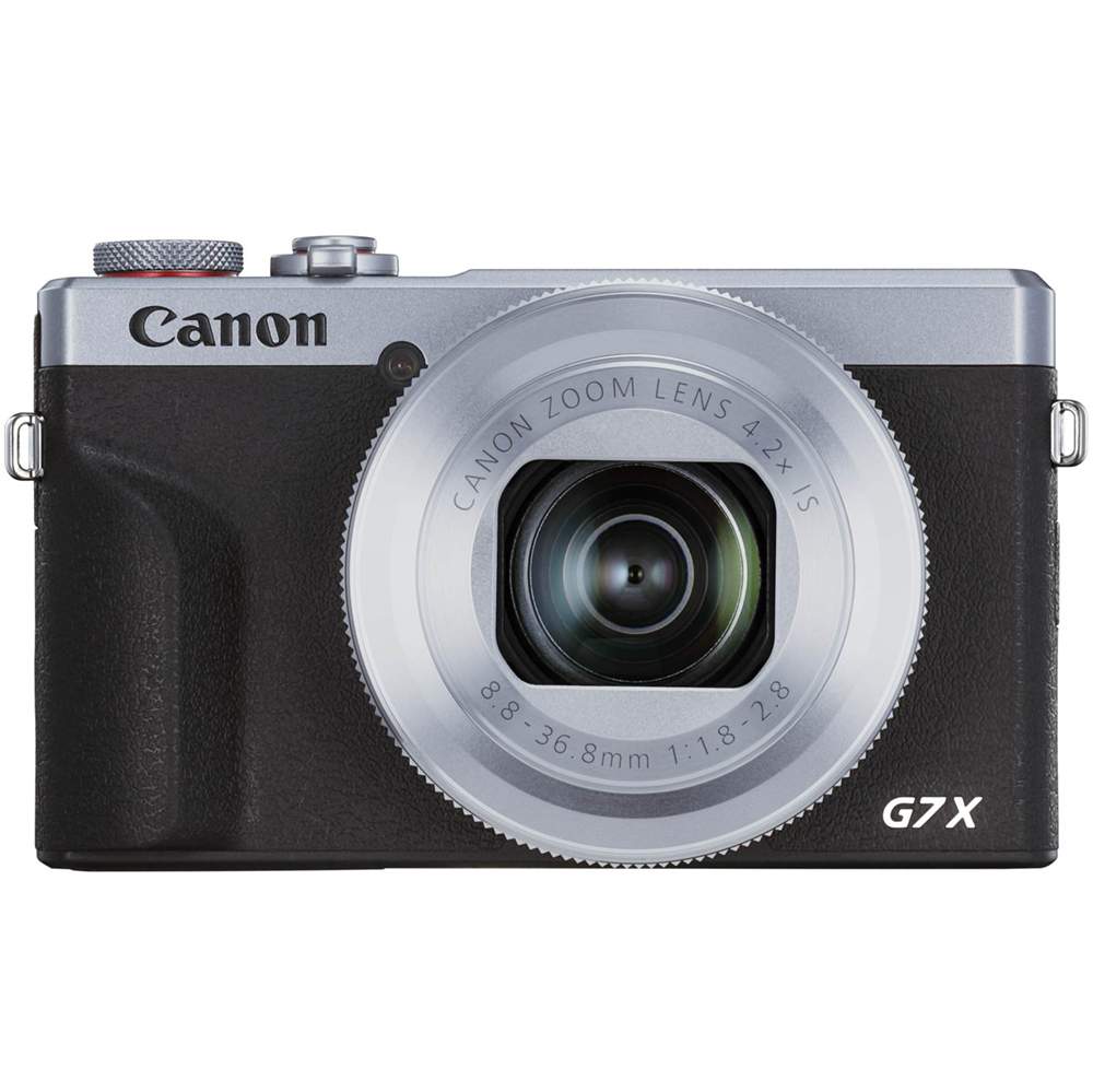 Canon PowerShot G7 X Mark III, srebrny - Dostawa GRATIS! Statyw lub mikrofon za 100 zł