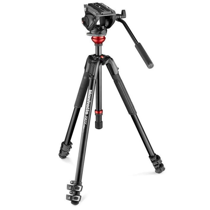 Manfrotto statyw 190 video + głowice 500AH (MVK500190XV) (w magazynie!)