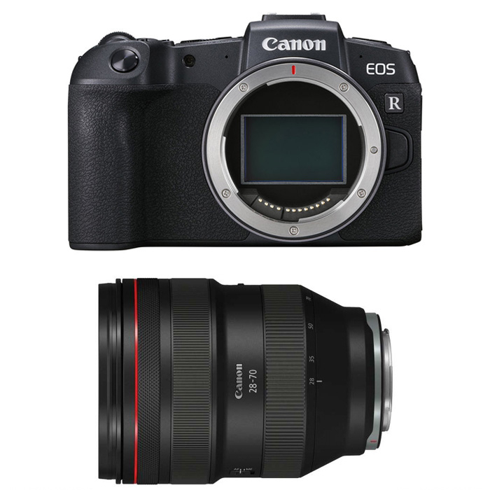 Canon Zestaw EOS RP body bez adaptera + RF 28-70mm f/2L USM - Dostawa GRATIS!