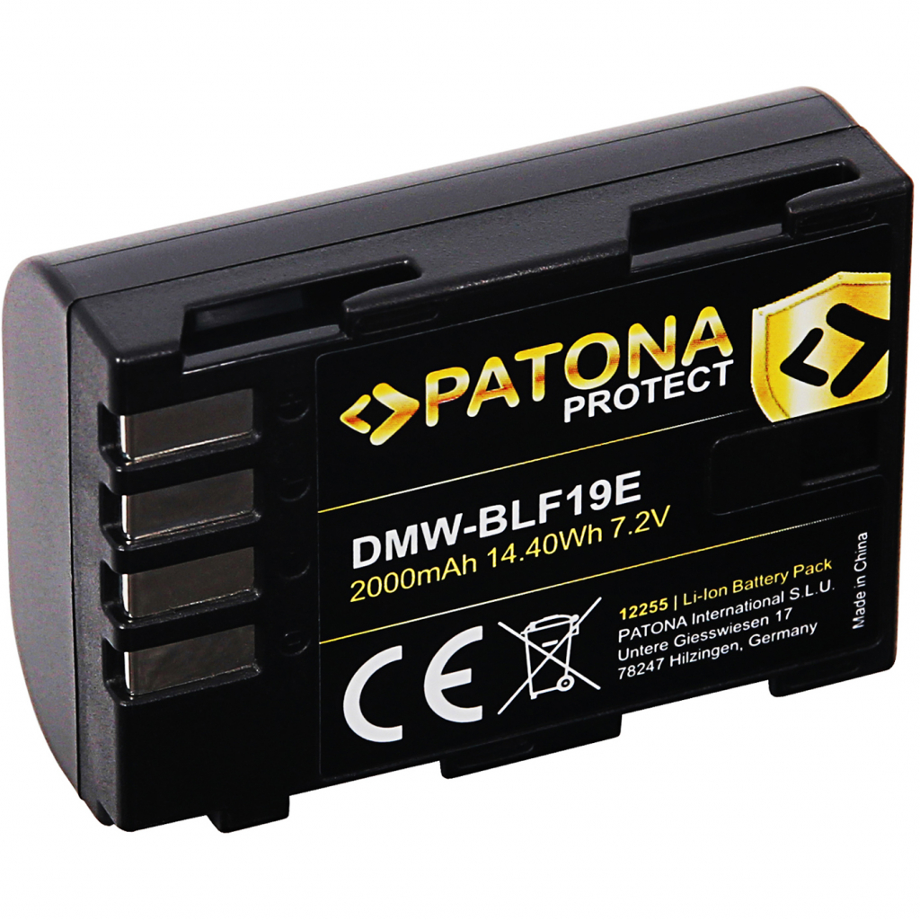 Patona PROTECT do Panasonic Lumix DMC-GH3 GH3A GH4 DMW-BLF19 (w magazynie!)