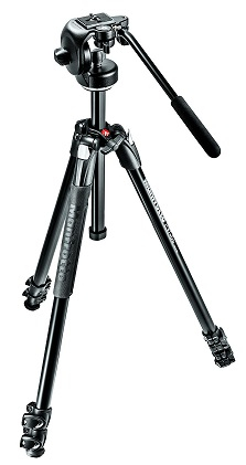 Manfrotto 290 Xtra, 3 sekcje, aluminiowy, głowica wideo 128RC (w magazynie!)