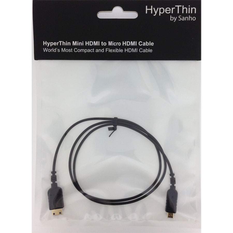 HyperThin KABEL Micro HDMI to Mini HDMI 80 cm