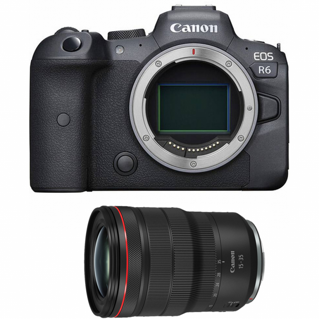 Canon Zestaw EOS R6 + RF 15-35 F 2.8 L IS USM - Dostawa GRATIS!