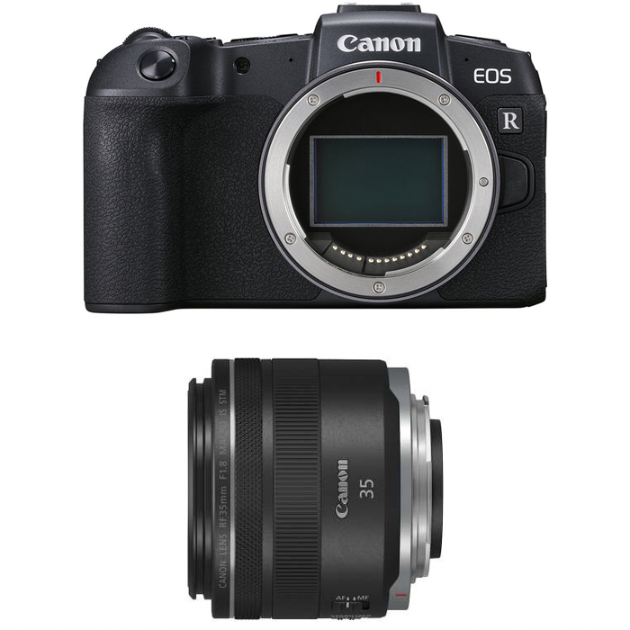 Canon Zestaw EOS RP body bez adaptera + RF 35mm f/1.8 MACRO IS STM (w magazynie!) - Dostawa GRATIS!