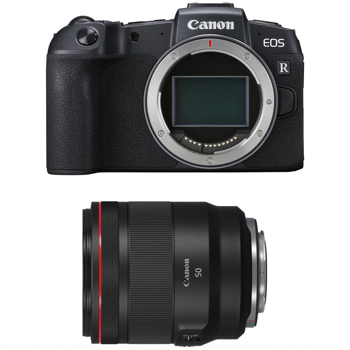 Canon Zestaw EOS RP body bez adaptera + RF 50mm f/1.2L USM (w magazynie!) - Dostawa GRATIS!