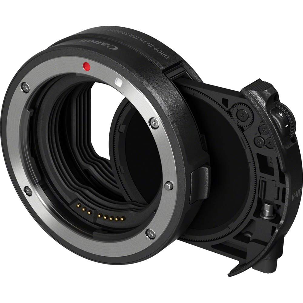 Canon Adapter mocowania EF-EOS R z uchwytem filtra wsuwanego i wsuwanym filtrem szarym A o zmiennej gęstości (w magazynie!) - Dostawa GRATIS!