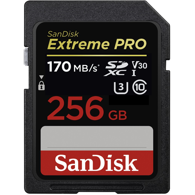 Sandisk SDXC EXTREME PRO 256GB 170MB/s V30 UHS-I U3 (w magazynie!)