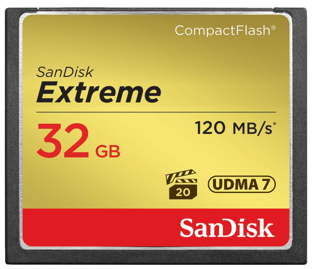 Sandisk CompactFlash EXTREME 32 GB 120 MB/s (w magazynie!)