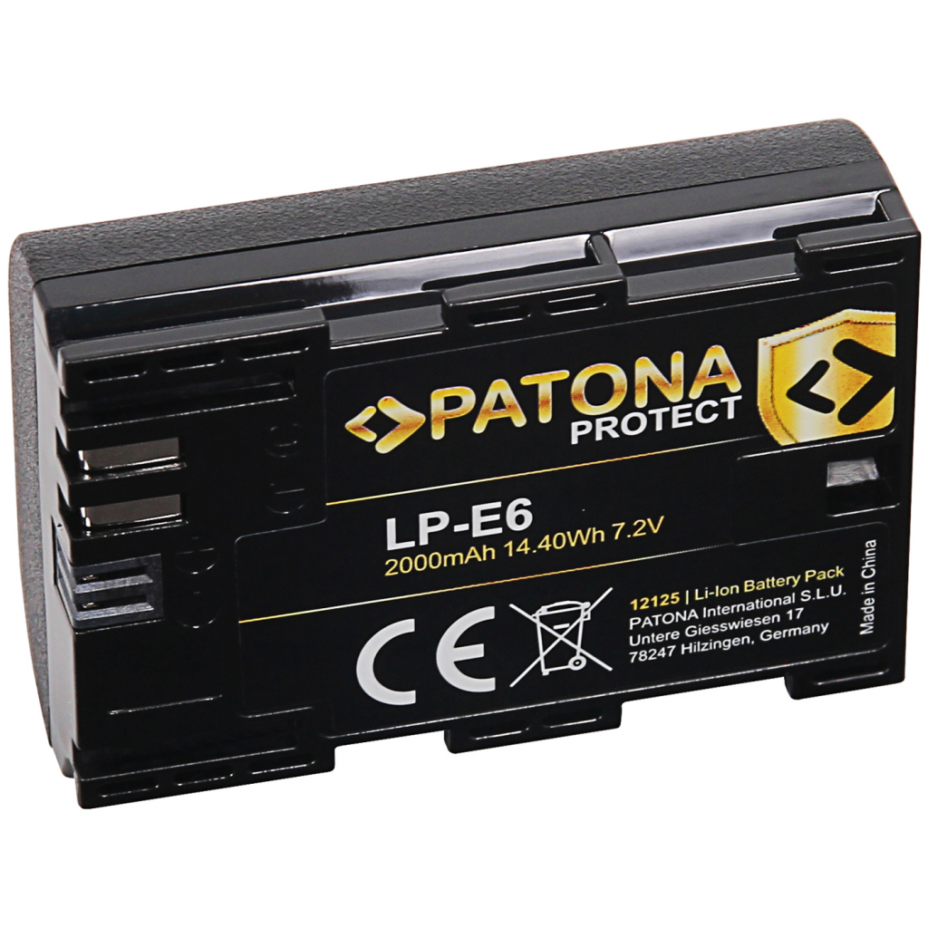Patona PROTECT zamiennik do Canon LP-E6 LPE6 EOS R EOS 60D 70D 5D 6D 7D Mark III