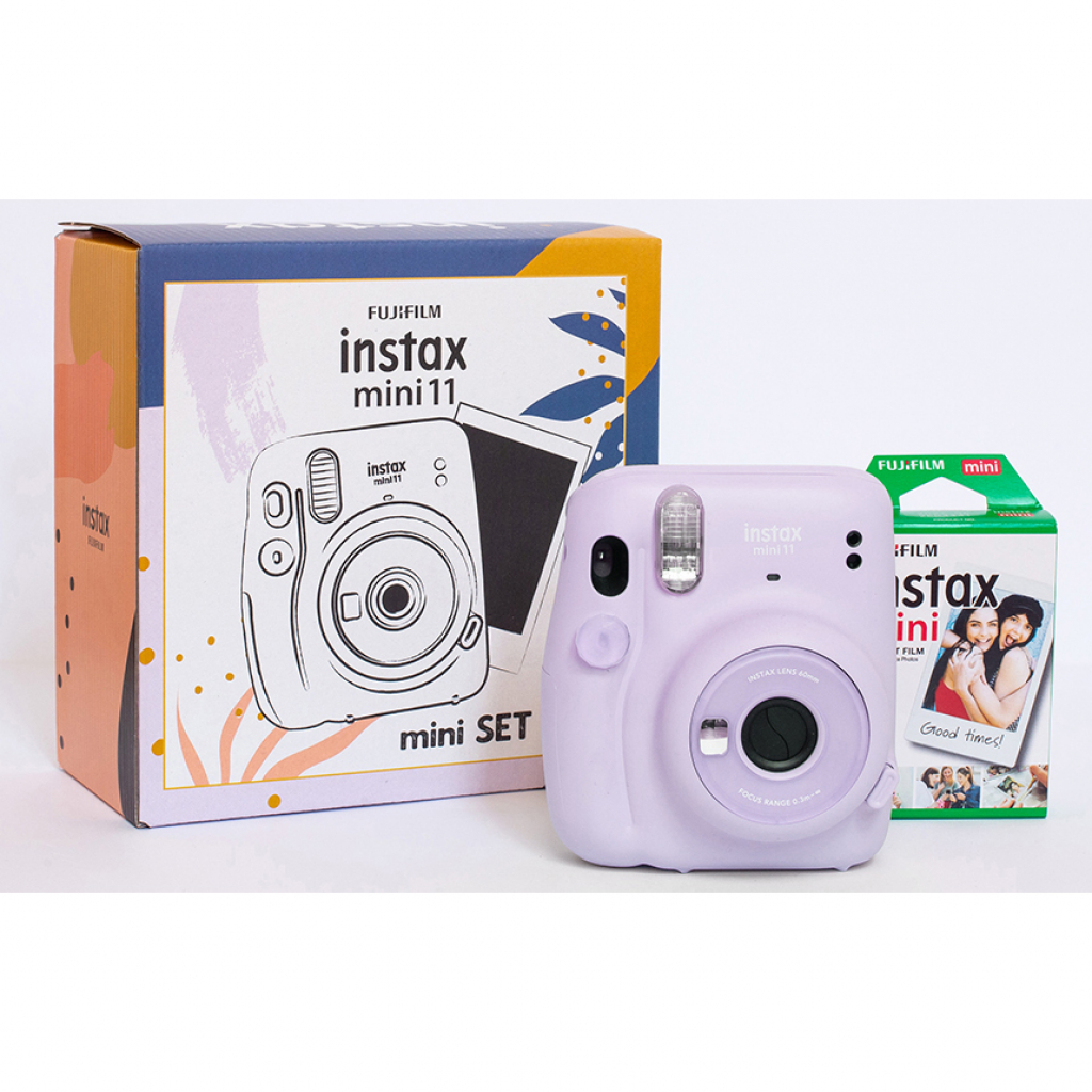 FujiFilm Instax BOX Mini 11 fioletowy + wkład 10szt (w magazynie!)