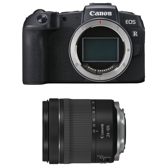 Canon Zestaw EOS RP body bez adaptera + RF 24-105mm f/4-7.1L IS STM - Dostawa GRATIS!