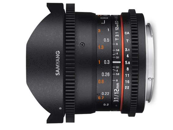 Samyang 12 mm T3.1 VDSLR / Canon - Dostawa GRATIS!