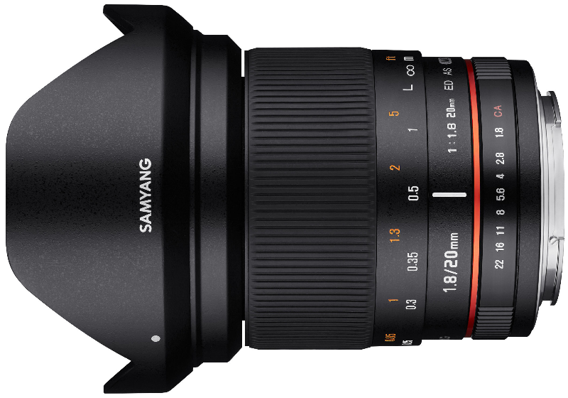 Samyang 20 mm f/1.8 / Olympus 4/3 - Dostawa GRATIS!