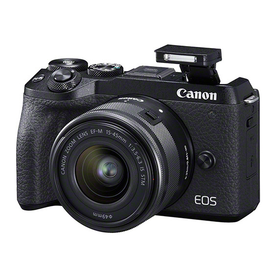 Canon Zestaw EOS M6 Mark II + obiektyw 15-45 + SMALLRIG Klatka operatorska (w magazynie!) - Dostawa GRATIS!