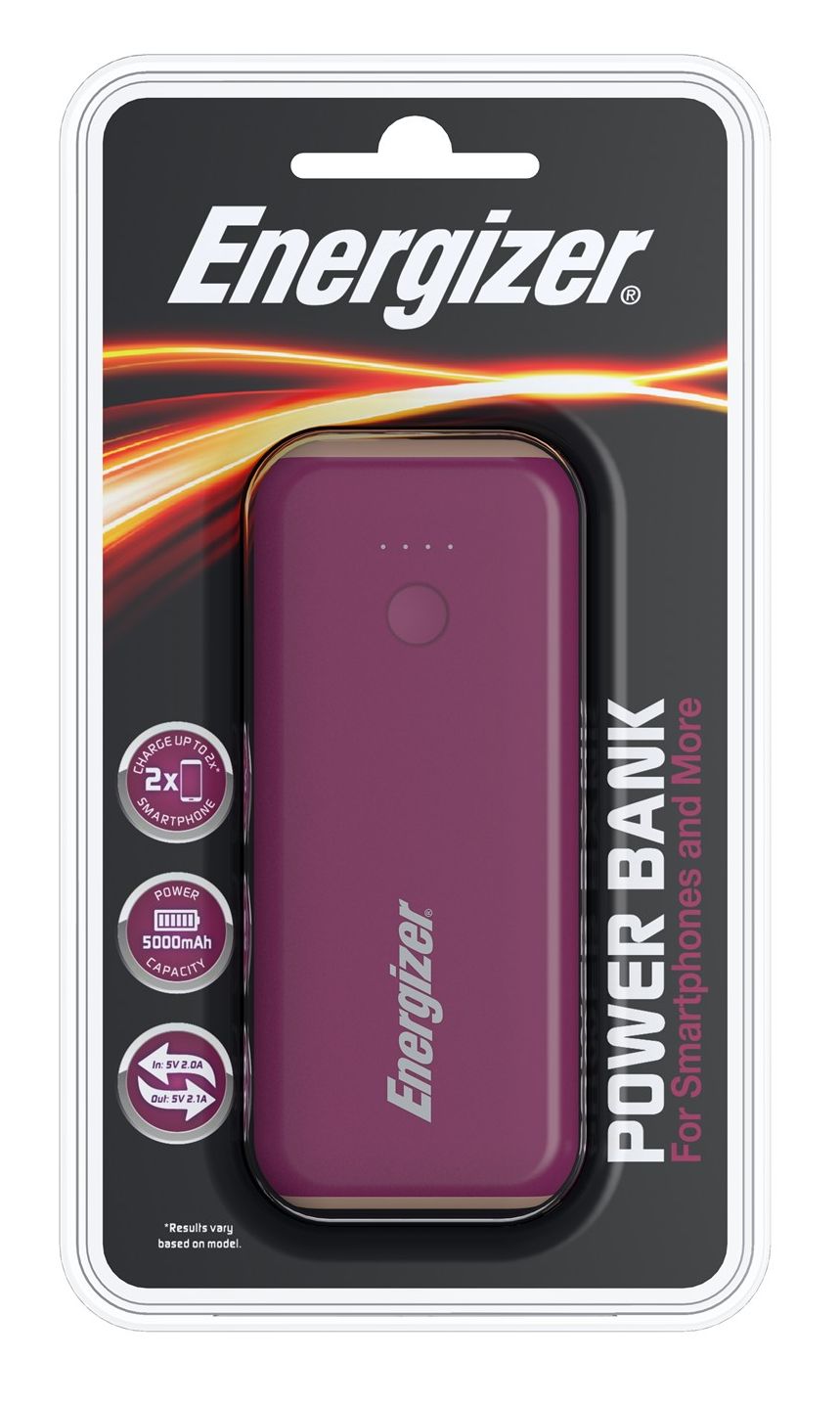 Energizer Power bank max ue5007 5000 mAh kremowy