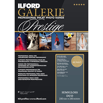 Ilford Galerie Prestige Semi Gloss Duo 250gsm A4