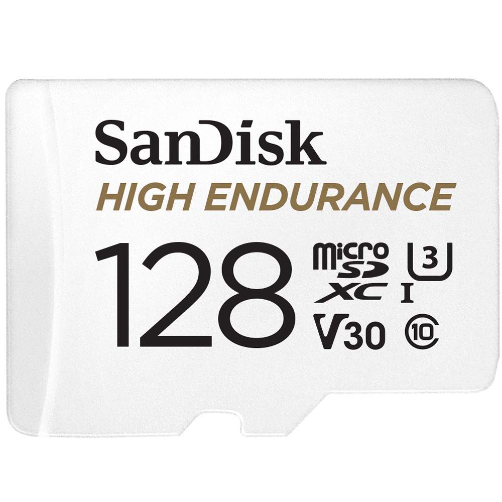 Sandisk microSDHC 128 GB High Endurance for Dashcams & home monitoring (wysyłamy 1-2 dni)