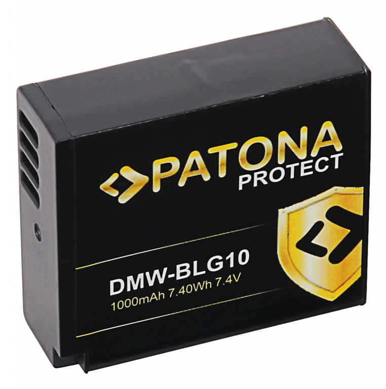 Patona PROTECT do Panasonic DMW-BLG10 DMW-BLE9 DMC-GF3 DMC-LX85 DMC-LX100