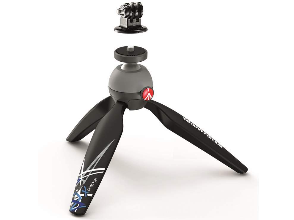 Manfrotto Pixi Xtreme z adapterem GoPro (wysyłamy 1-2 dni)