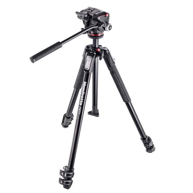 Manfrotto MK190X3-2W, aluminiowy, 3 sekcje, zestaw z głowicą 2W MHXPRO-2W (wysyłamy 1-2 dni)