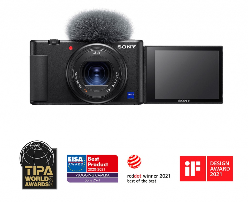 Sony ZV-1 (ZV1BDI) - aparat do wideoblogów (w magazynie!) - Dostawa GRATIS!