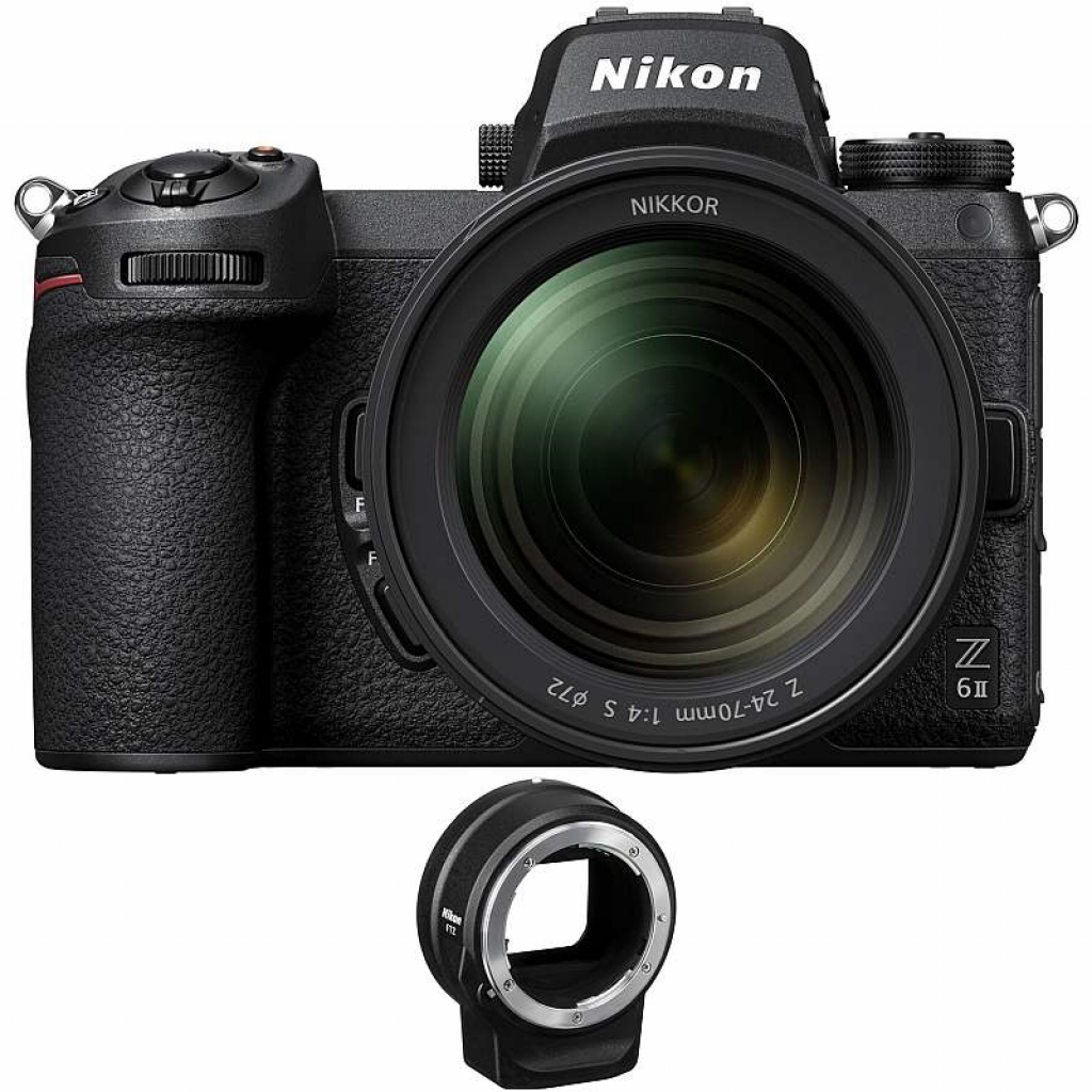 Nikon Z6 II + 24-70 mm f/4 S + adapter FTZ - Dostawa GRATIS!