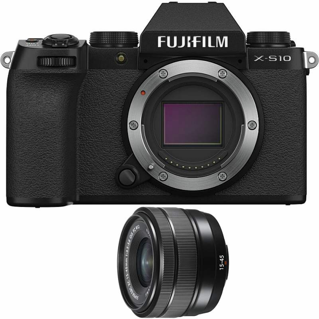 FujiFilm X-S10 + ob. XC 15-45 mm f/3.5-5.6 OIS PZ czarny - Dostawa GRATIS!