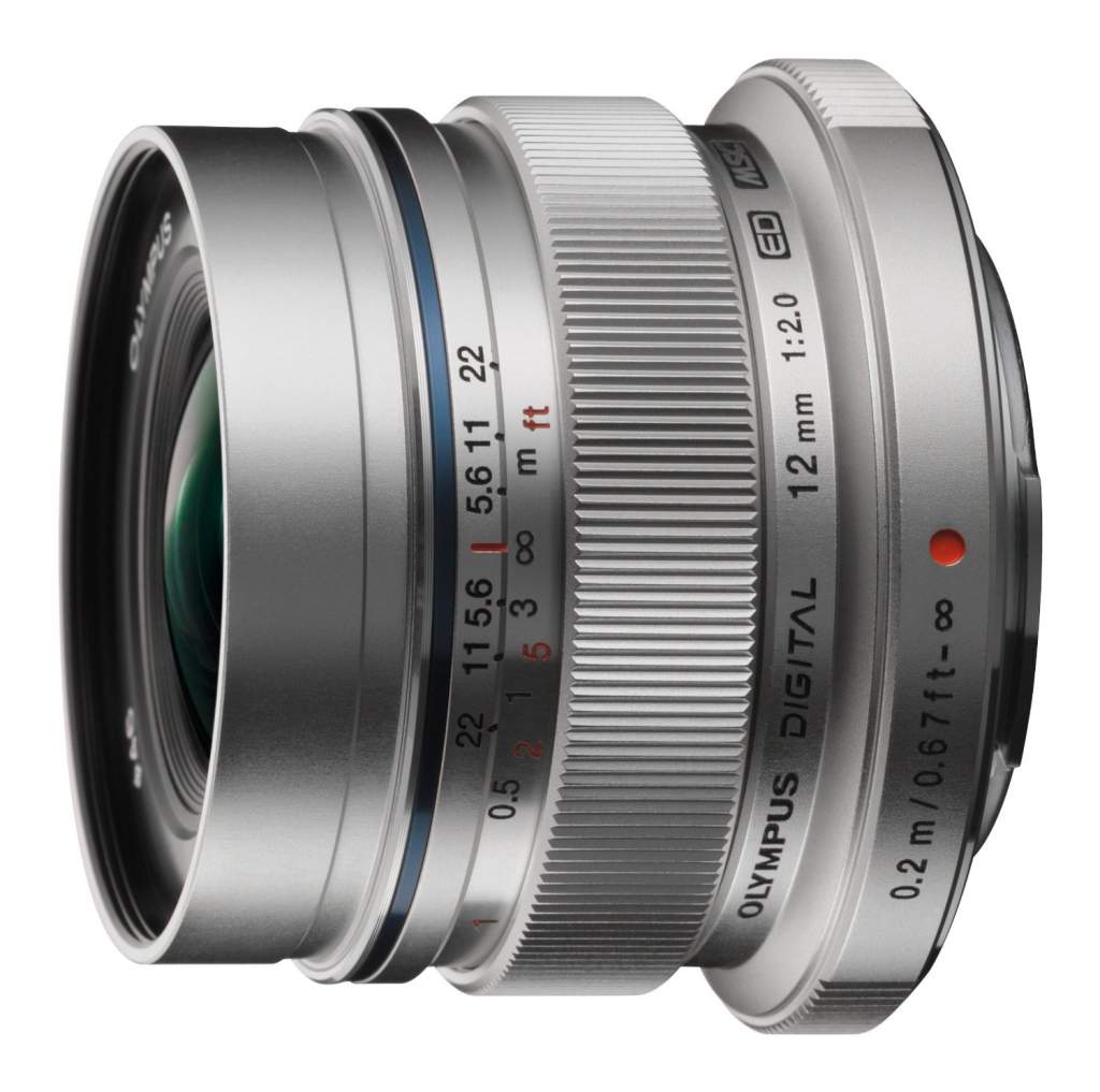 Olympus M.ZUIKO DIGITAL 12mm f/2.0 srebrny - Dostawa GRATIS!