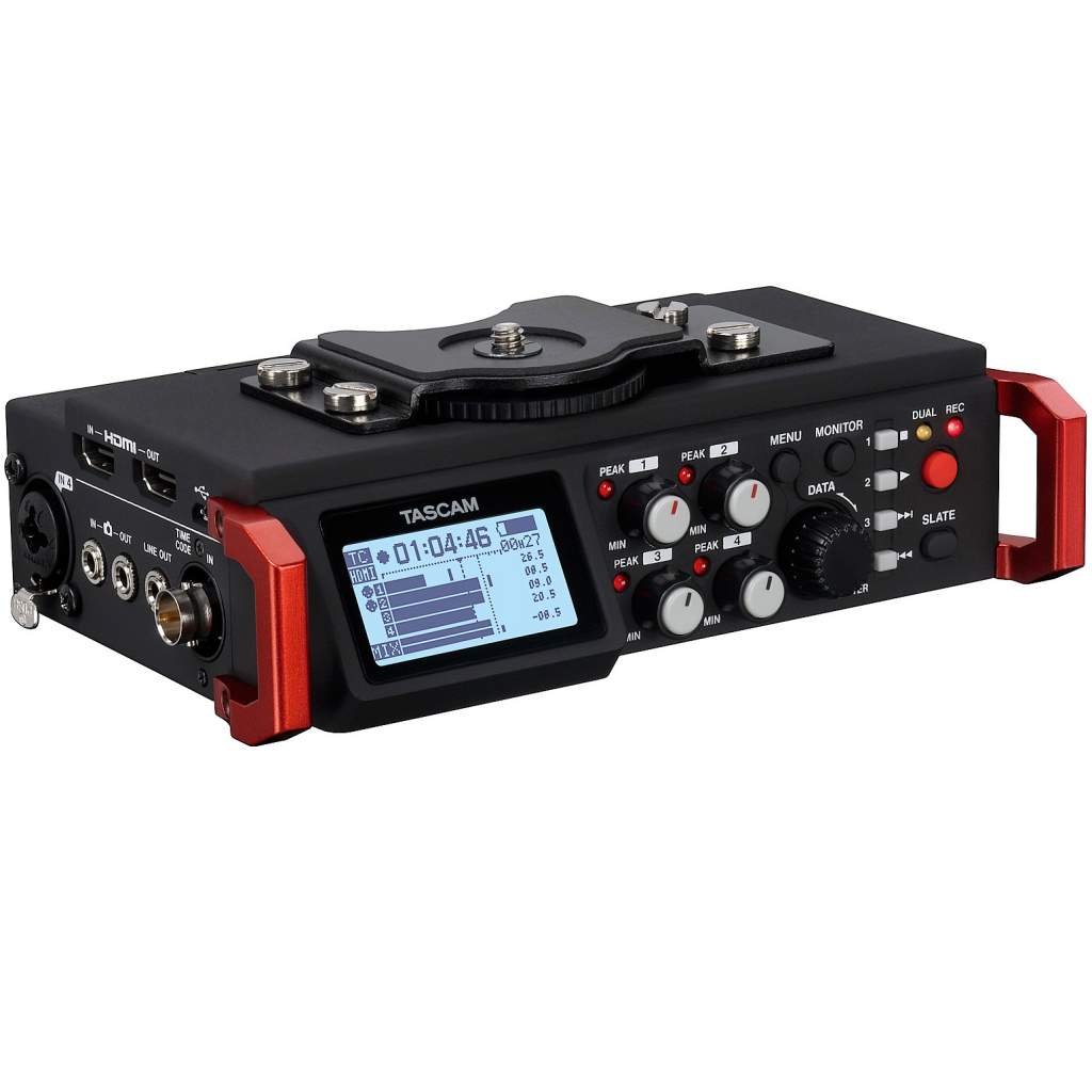 Tascam DR-701D sześciokanałowy rejestrator audio do lustrzanek i bezlusterkowców - Dostawa GRATIS!