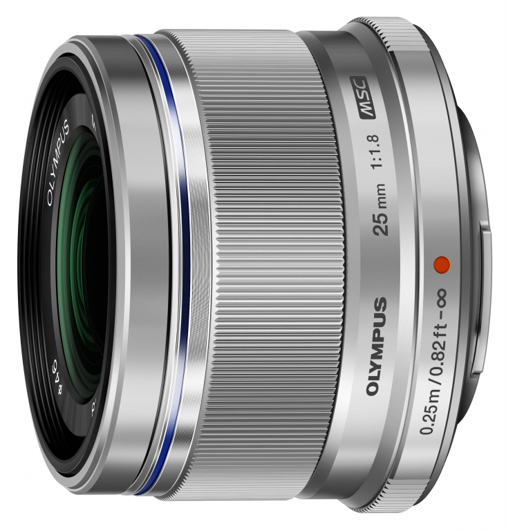 Olympus M.ZUIKO DIGITAL 25 mm f/1.8 srebrny (w magazynie!) - Dostawa GRATIS!