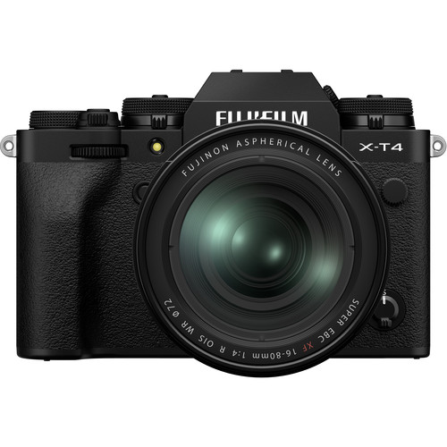 FujiFilm X-T4 + ob. XF 16-80 mm f/4 OIS WR czarny - Dostawa GRATIS!