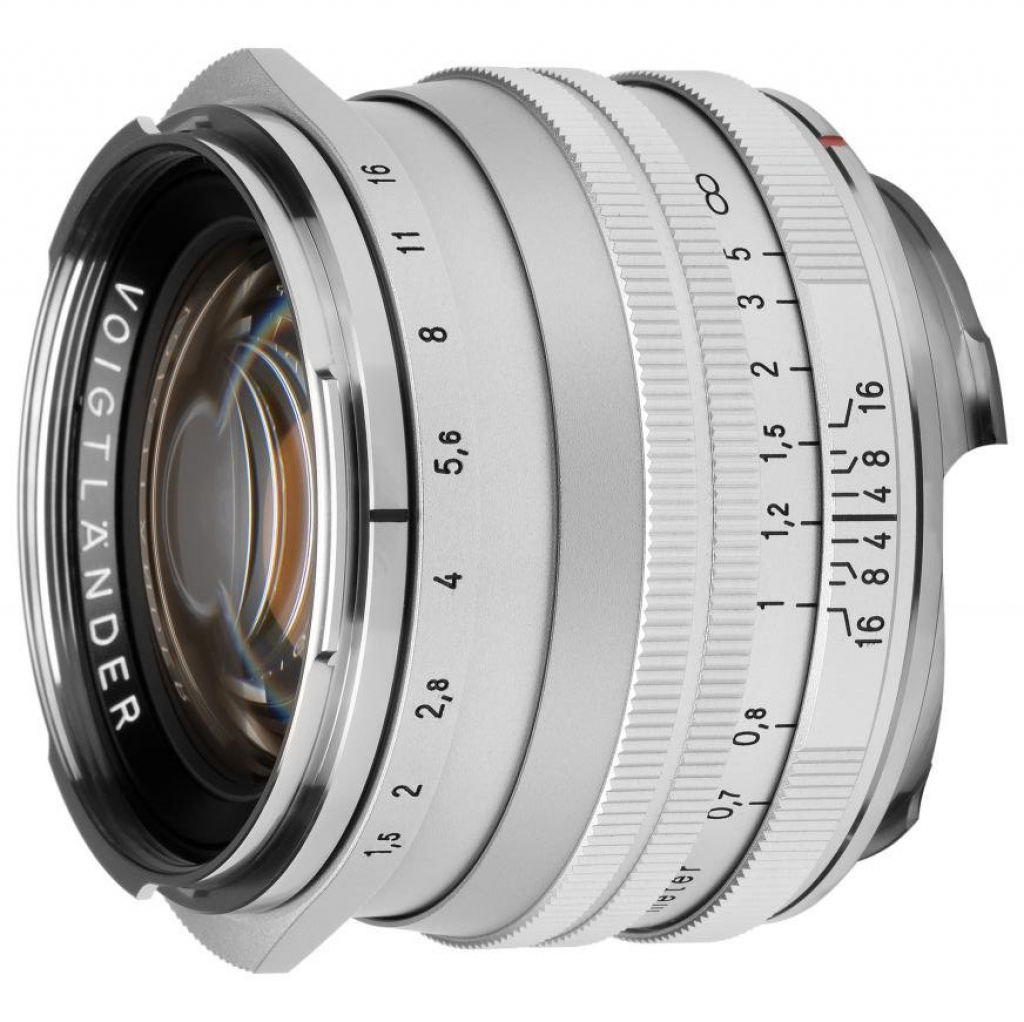 Voigtlander Nokton II 50 mm f/1,5 do Leica M - MC, srebrny - Dostawa GRATIS!