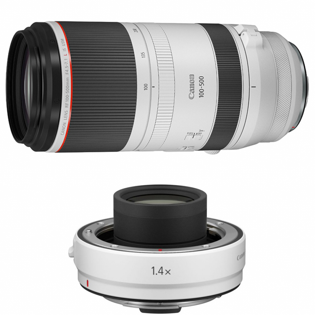 Canon RF 100-500mm F4.5-7.1L IS USM + KONWERTER CANON RF 1.4X - Dostawa GRATIS!