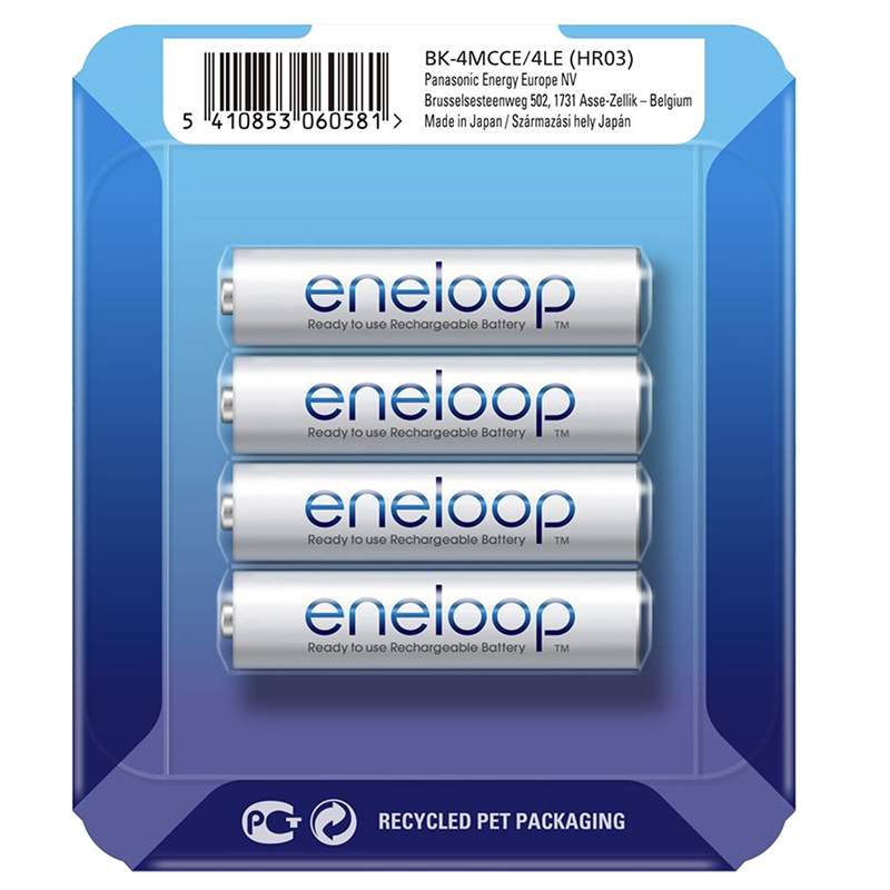 Panasonic ENELOOP R03/AAA 750 mAh - 4 szt sliding pack (w magazynie!)