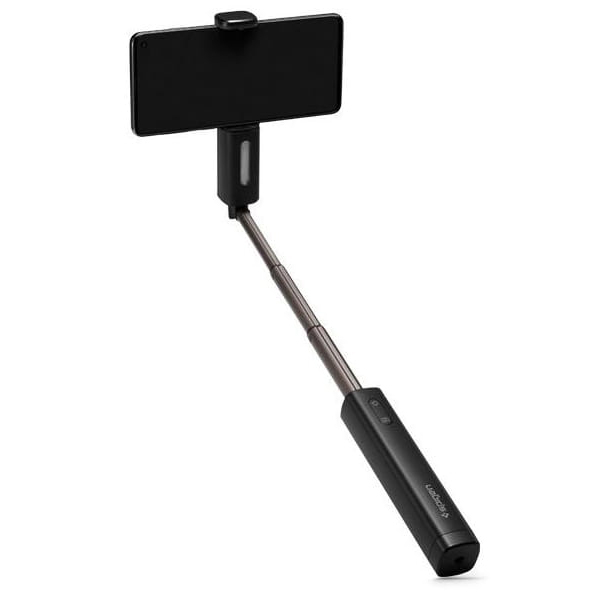 Spigen SGP Uchwyt Selfie Stick LED S550W czarny