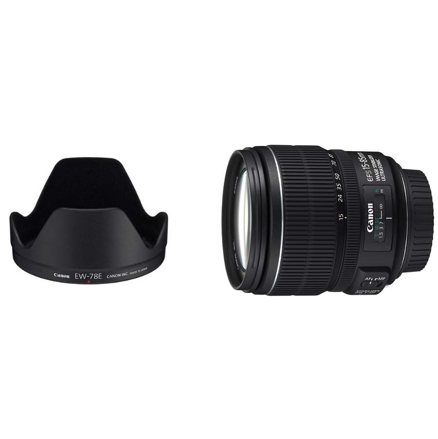 Canon 15-85 mm f/3.5-5.6 EF-S IS USM + osłona EW-78E - Dostawa GRATIS!