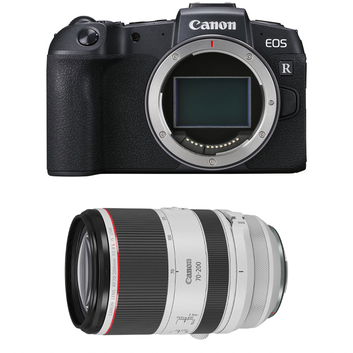 Canon Zestaw EOS RP body bez adaptera + RF 70-200mm F2.8 L IS USM - Dostawa GRATIS!