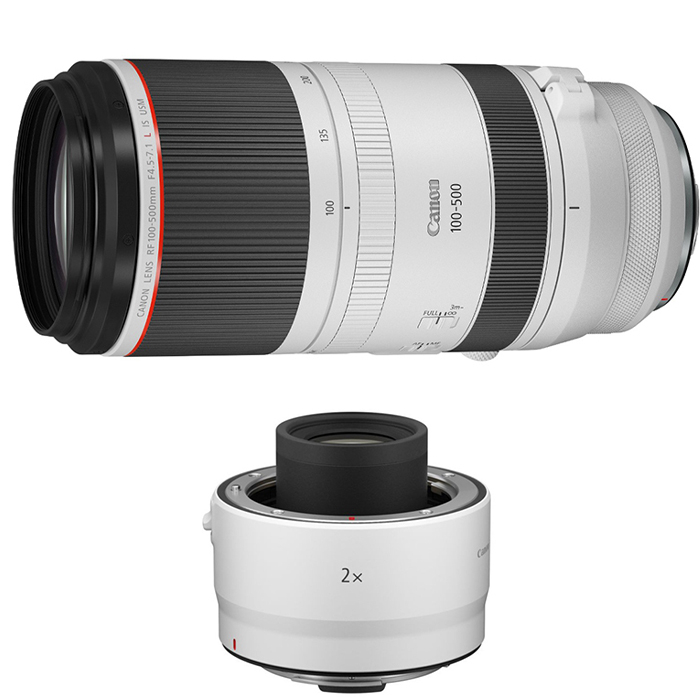 Canon RF 100-500mm F4.5-7.1L IS USM + KONWERTER CANON RF 2X - Dostawa GRATIS!