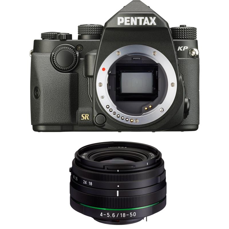 Pentax KP + ob. 18-50 mm F/4-5.6 czarny - Dostawa GRATIS!