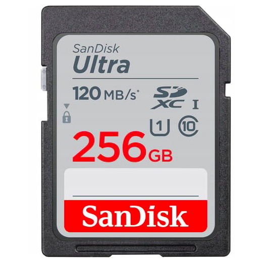 Sandisk SDXC 256 GB ULTRA 120 MB/s C10 UHS-I (w magazynie!)