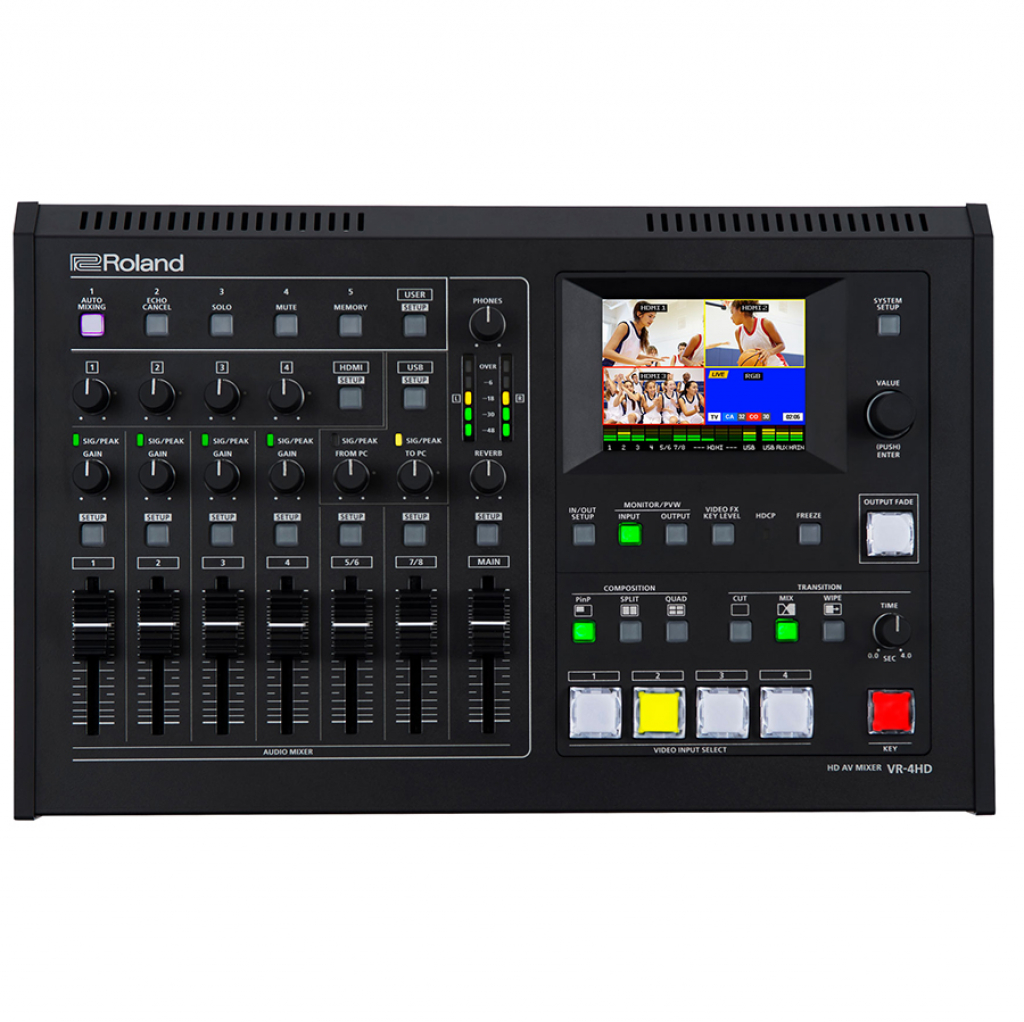 Roland VR-4HD mikser video streaming - Dostawa GRATIS!