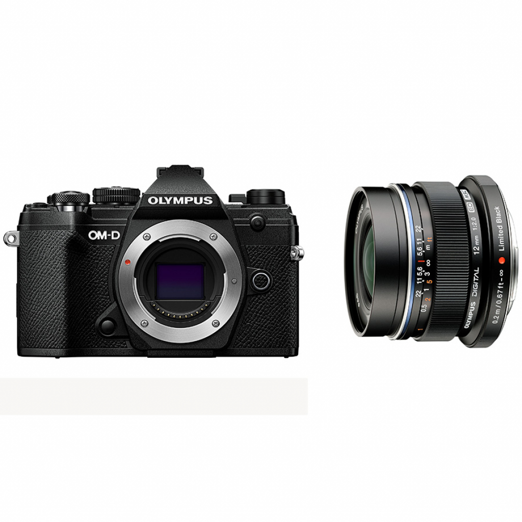 Olympus OM-D E-M5 Mark III czarny + ob. 12mm czarny + LS-P4 - Dostawa GRATIS!